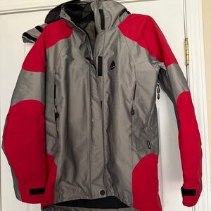 Vuarnet Red and Gray Ski Jacket